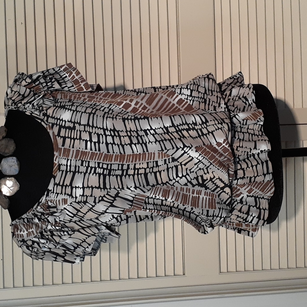 Worthington Scoop Neck Blouse Size S